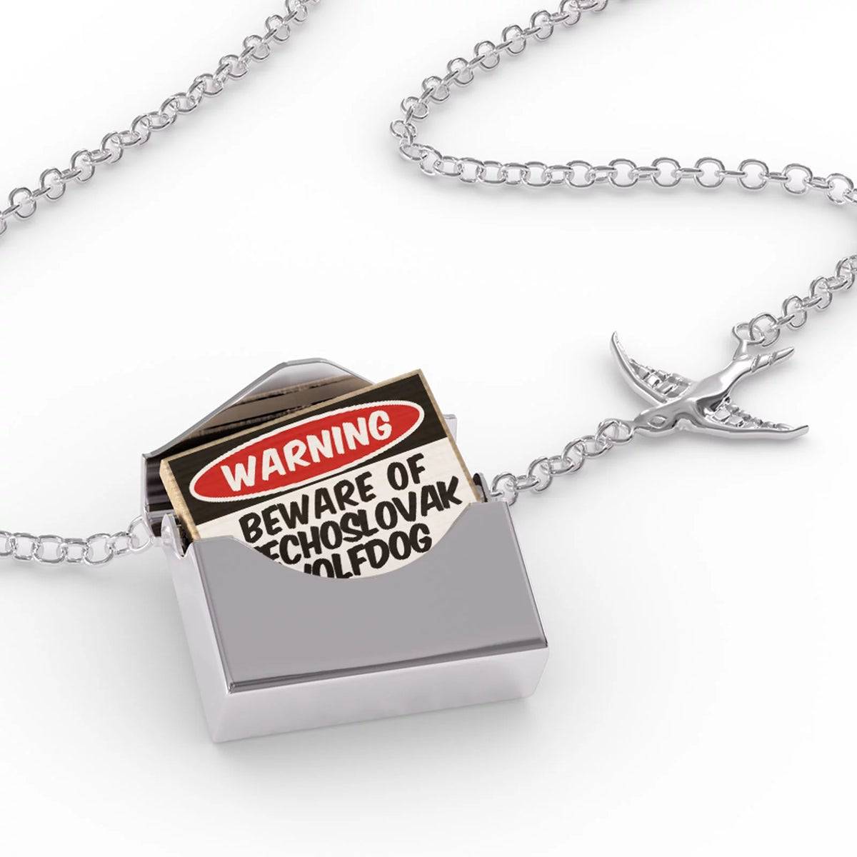 Silver Locket Necklace N63864