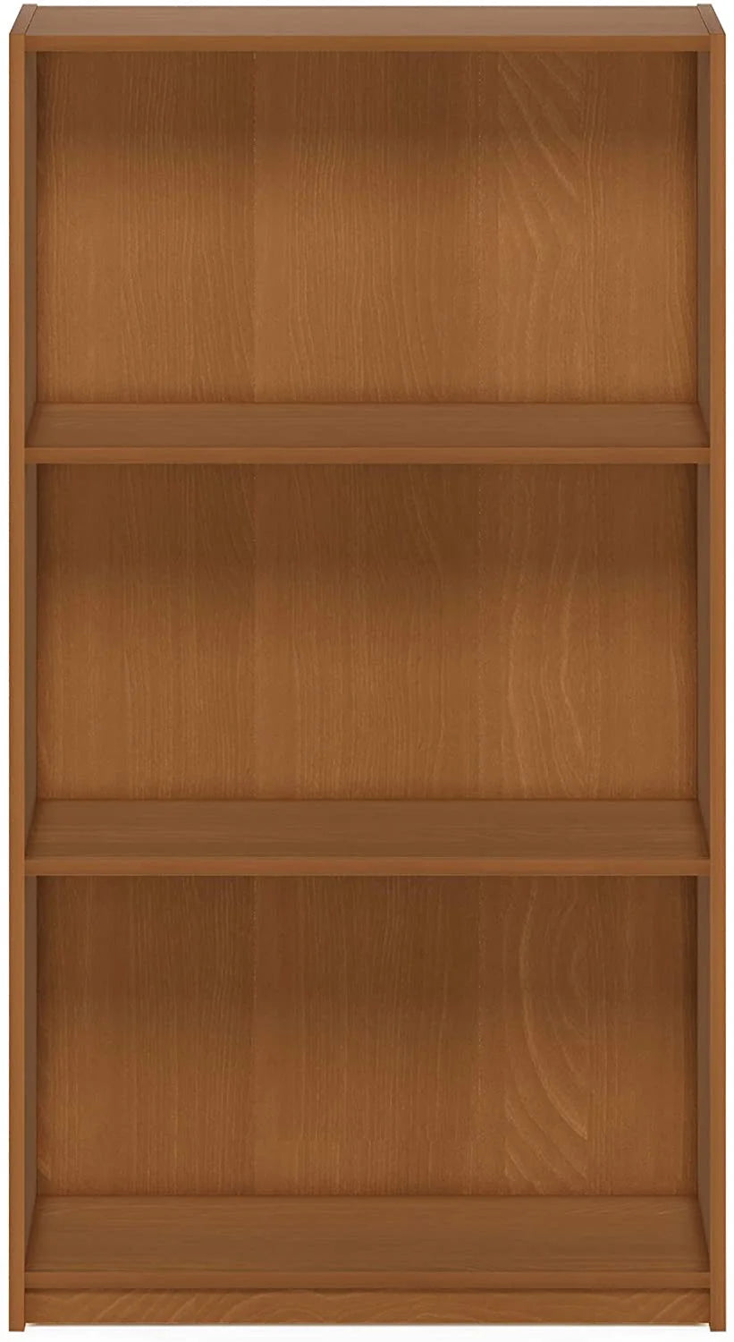 3-Tier Natural Oak Bookcase Storage Shelves P669634