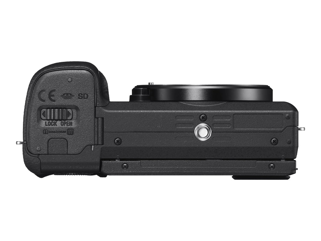 Black Mirrorless Digital Camera 24.2 MP APS-C 4K with 18-135mm Lens U8986
