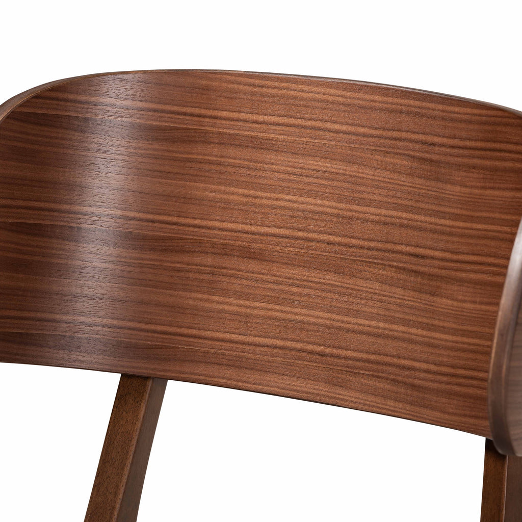 Grey/Walnut Brown Dining Chair, Set of 2 B544