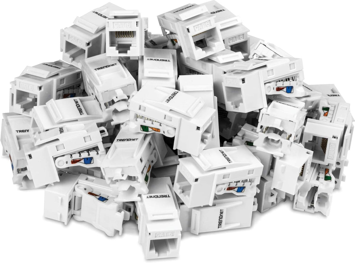 Cat6 RJ45 Keystone Jack 50-Pack U91867