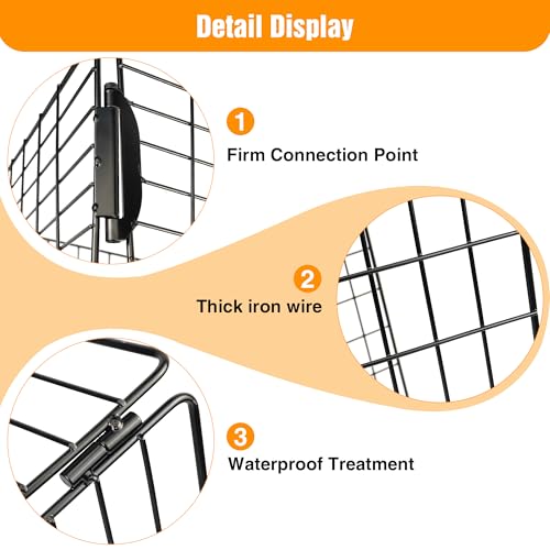 Folding Large Capacity Steel Tricycle Basket G79830