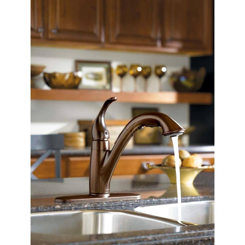 Single Handle Pullout Kitchen Faucet Q128233