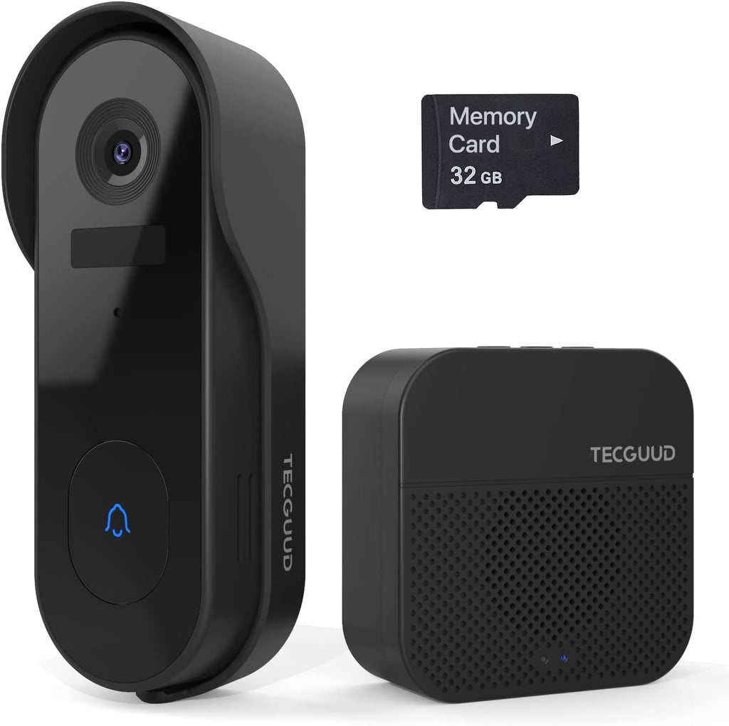 2 Pack Wireless WiFi Video Doorbell Camera with Chime Q6698