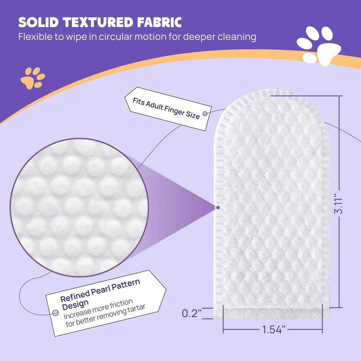 Teeth Cleaning Wipes for Dogs & Cats M403730