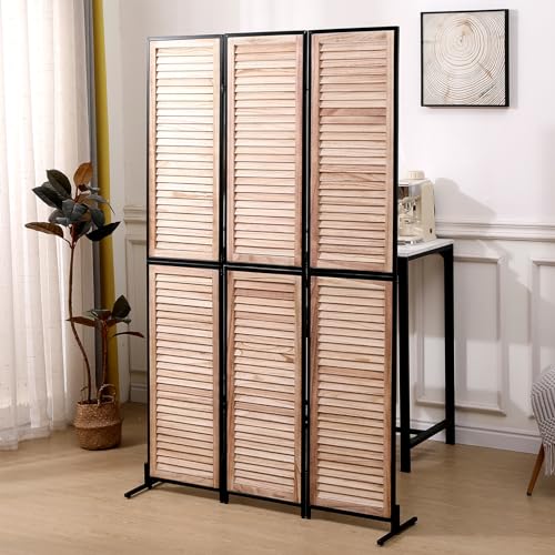 5.9 FT Wooden Room Divider I8852