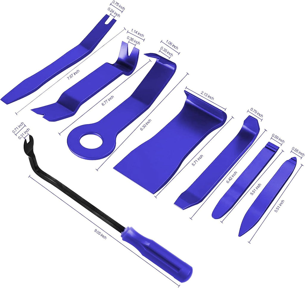 Car Tools Kit and Auto Trim Removal Tool Pack of 2 E68612