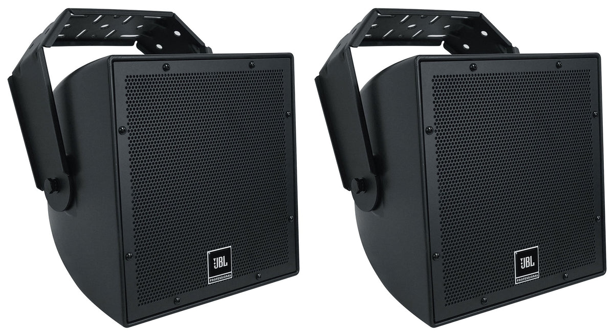 8" Black Indoor/Outdoor Surface Mount Commercial Speakers K519