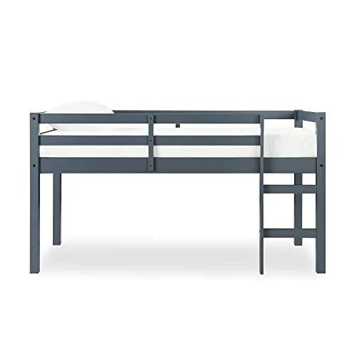 Gray Wood Twin Loft Bed E3119
