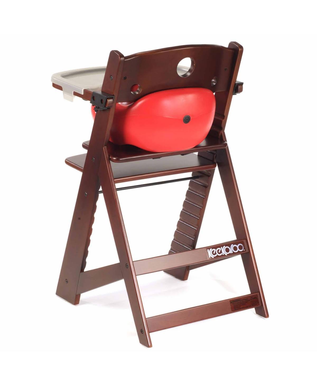 Espresso/Aqua High Chair with Infant Insert and Tray E804524