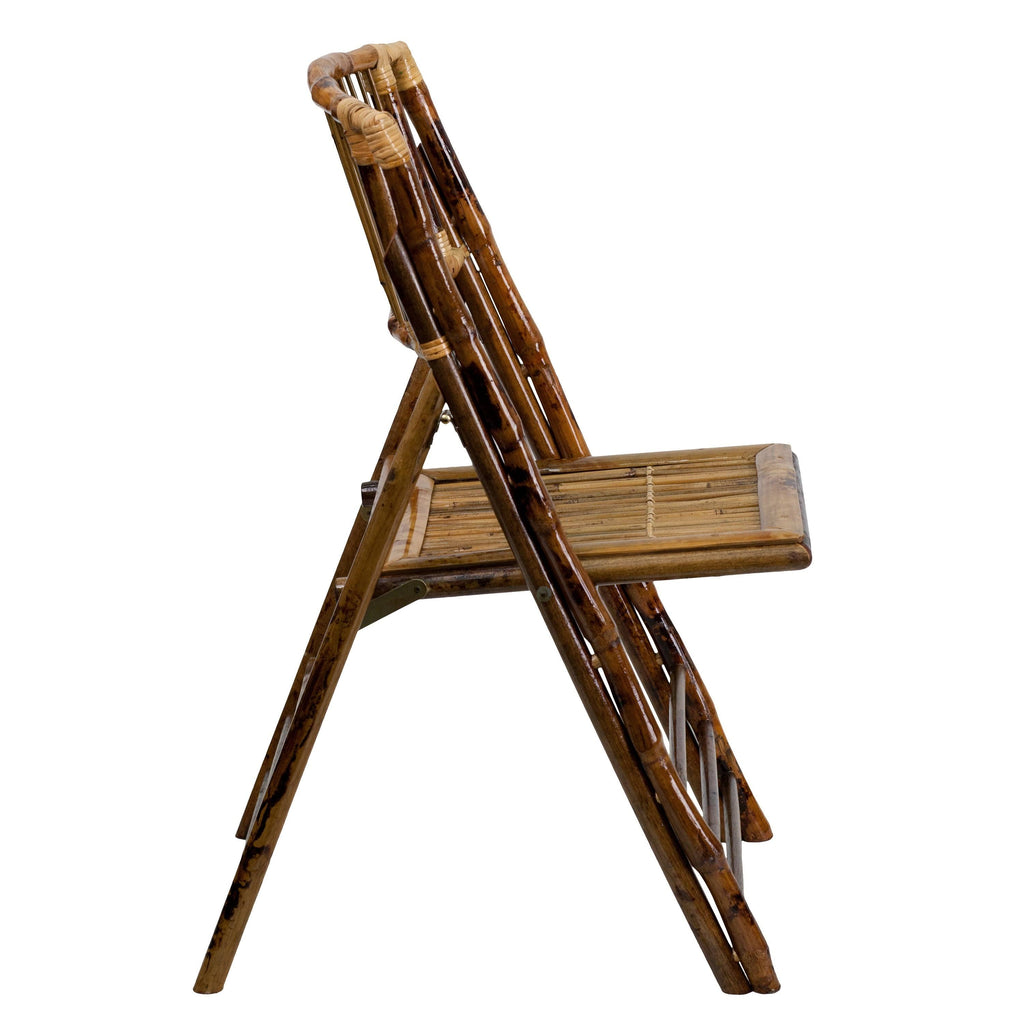 2 Pk Bamboo Wood Folding Chair G656