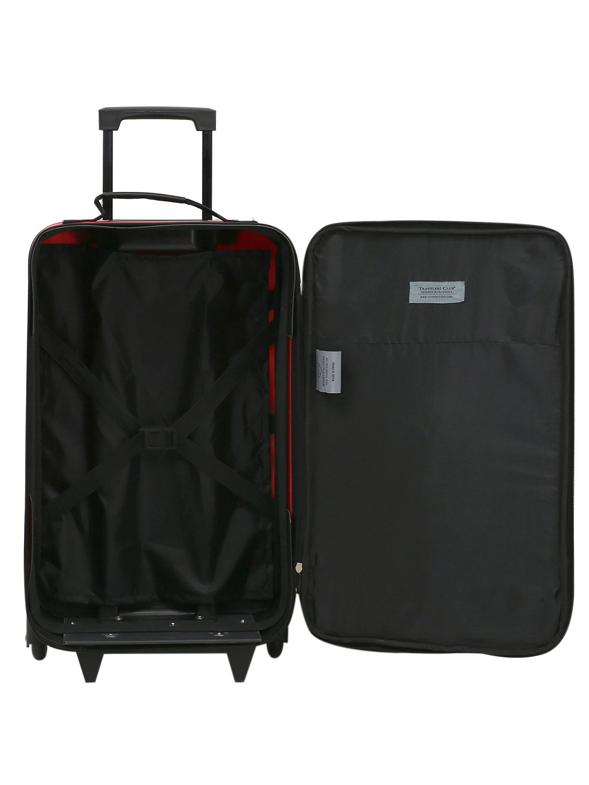 3-Piece Carry-on Luggage Set Black N480818