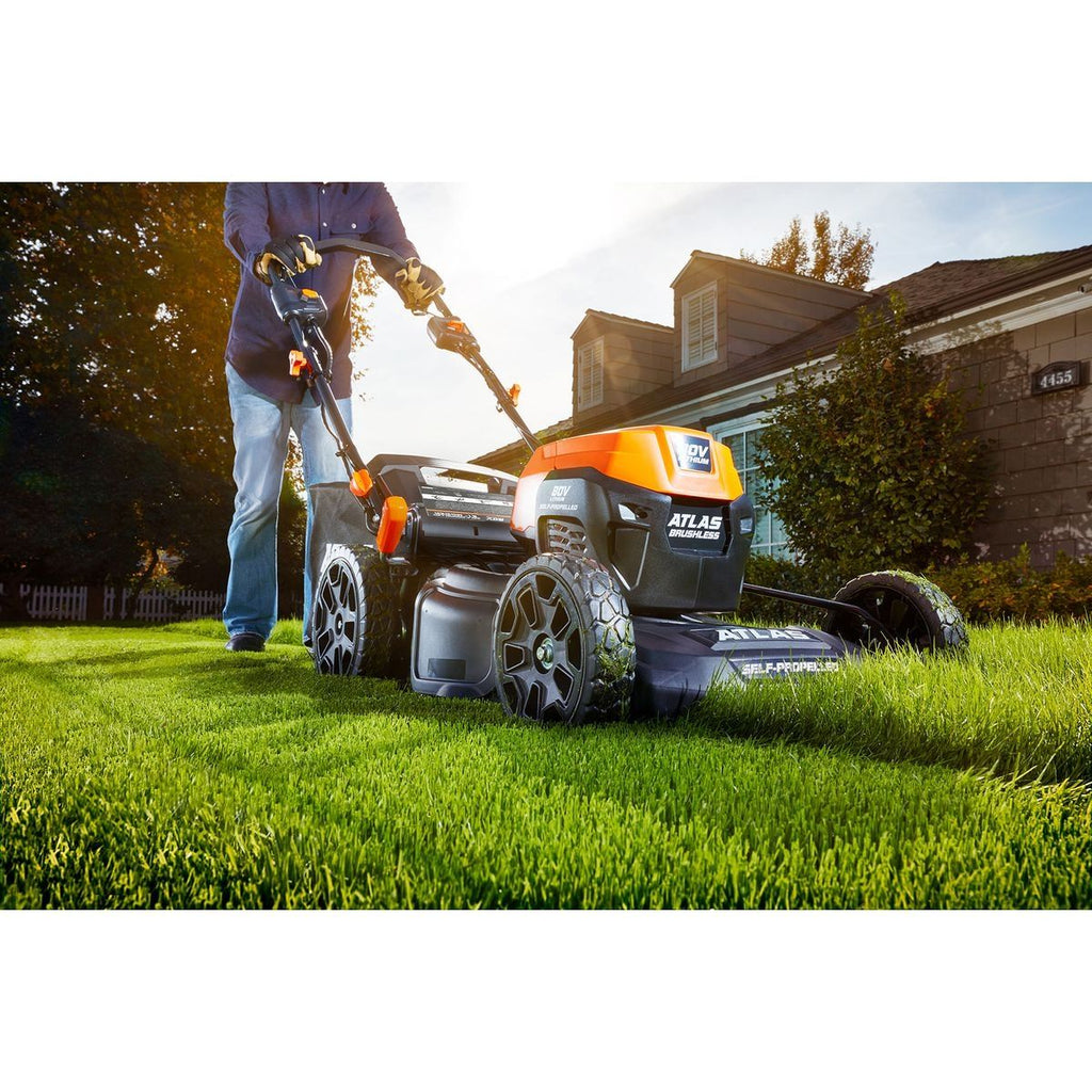 80V Brushless Cordless 21 in. Self-Propelled Lawn Mower Y360