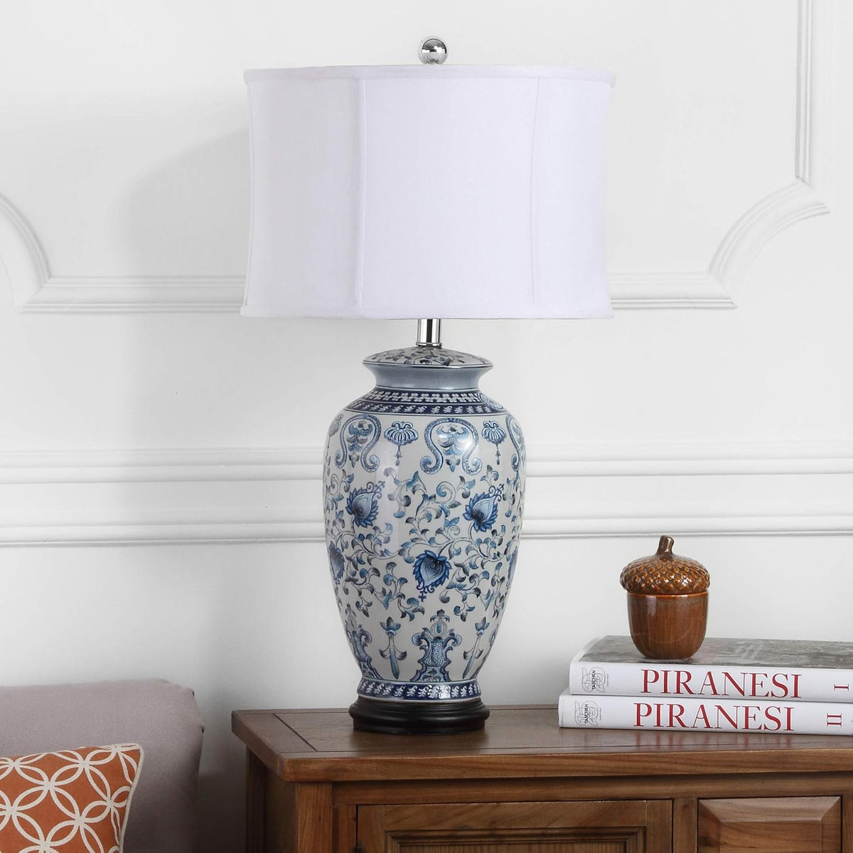 Blue/ White Ginger Jar Table Lamp P31217