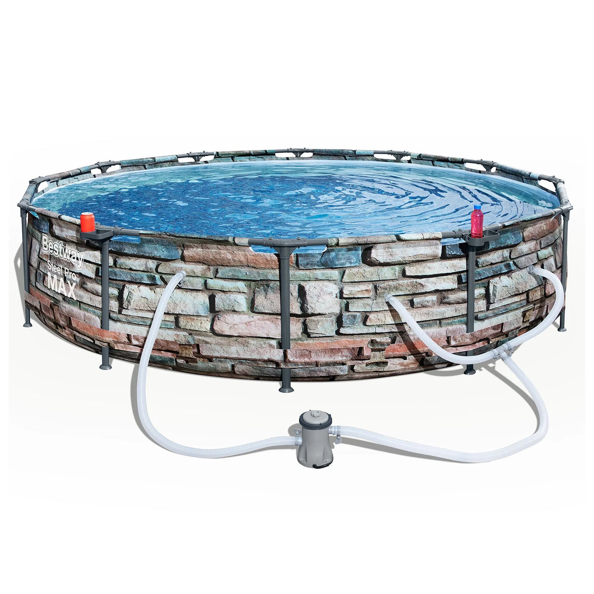 12' x 30" Round Above Ground Pool with Pump Q47997