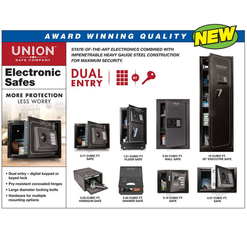 0.53 cu. Ft. Electronic Digital Wall Safe H3603
