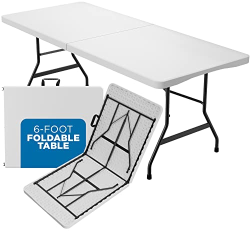 White Plastic Folding Table P521