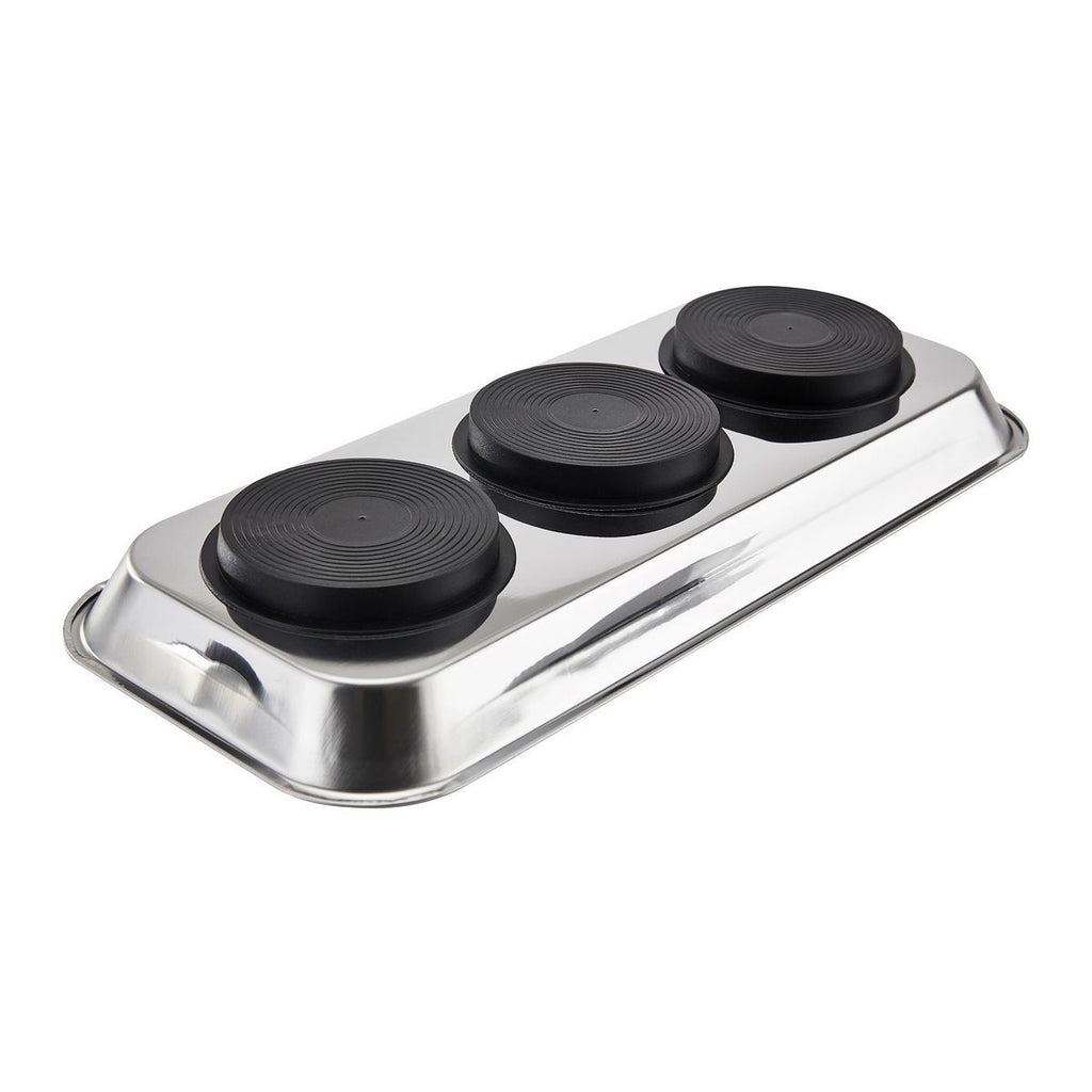 14-1/8 in. x 6-1/4 in. Magnetic Stainless Steel Parts Tray S15707
