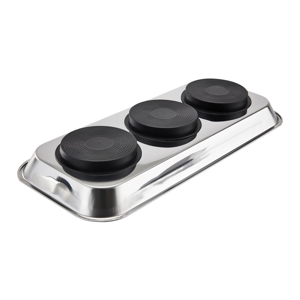14-1/8 in. x 6-1/4 in. Magnetic Stainless Steel Parts Tray S15707