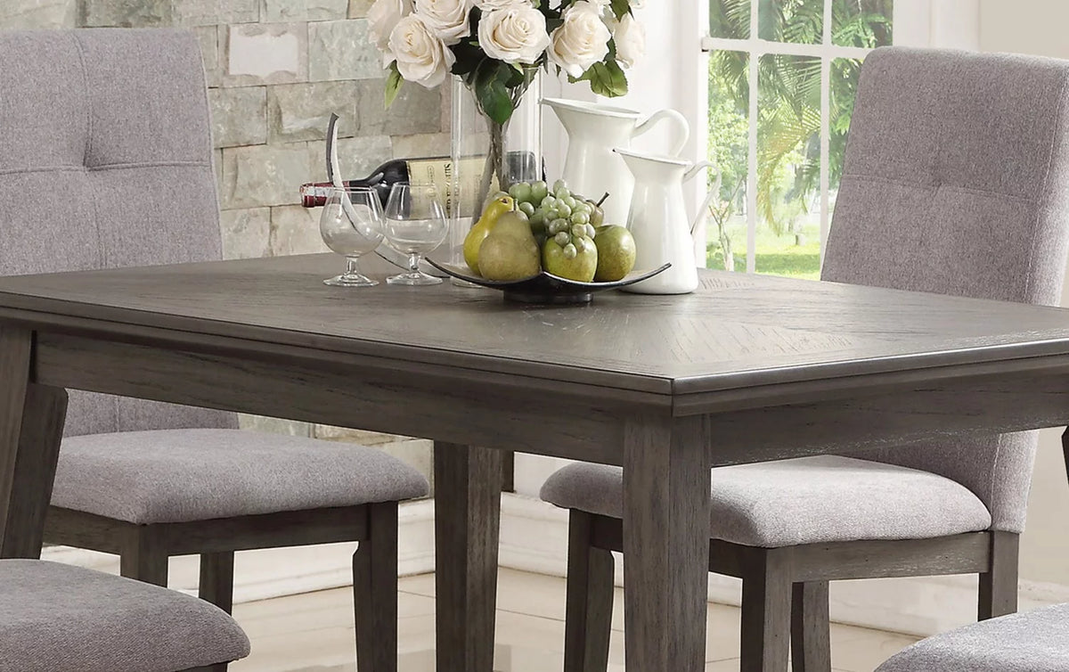 Gray Veneer Wood Dining Table Q304