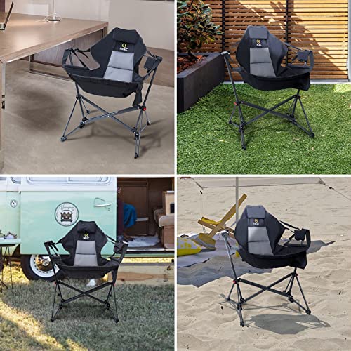 Camping Chair with Cup Holder and Side Pocket B1917