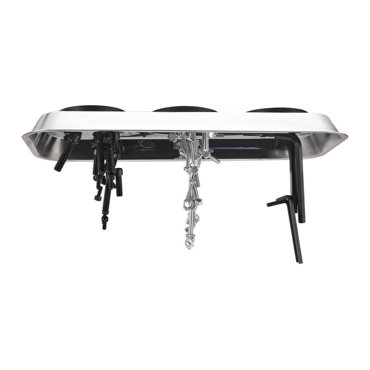 14-1/8 in. x 6-1/4 in. Magnetic Stainless Steel Parts Tray S15707