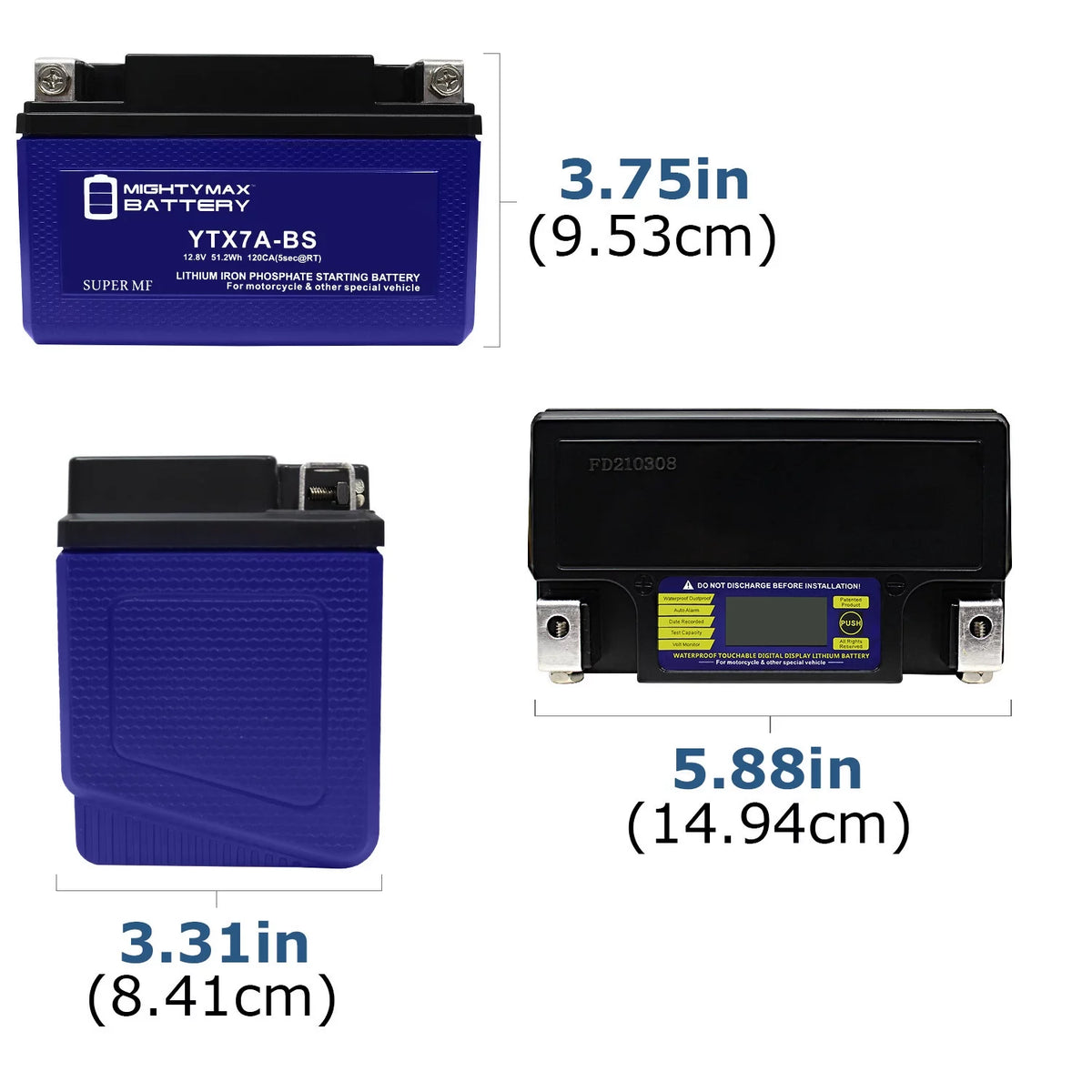 Lithium Replacement Battery 3 Pack F55346
