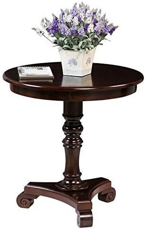 Espresso Wood End Table I75836