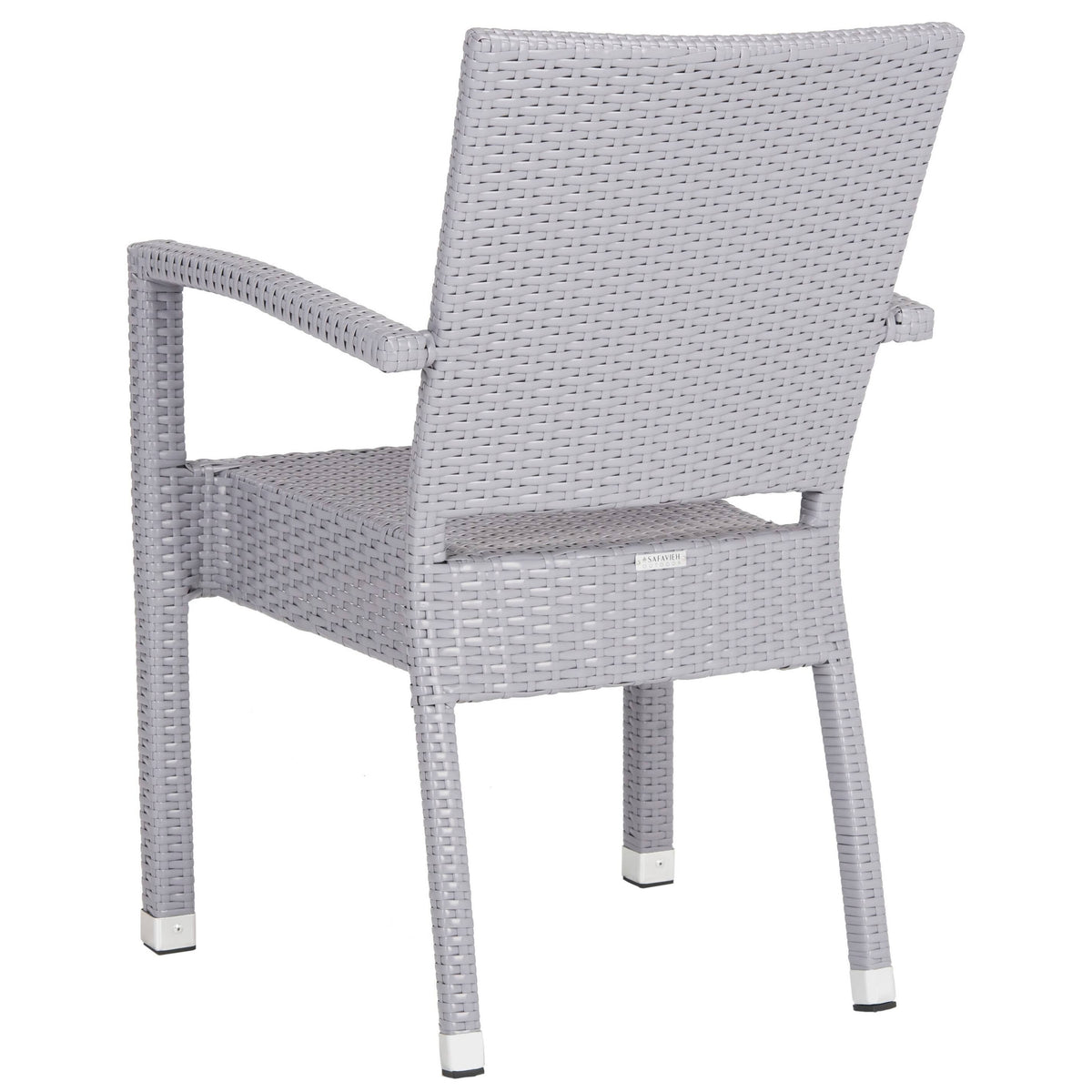 Stacking Arm Chair Grey Set of 2 V213
