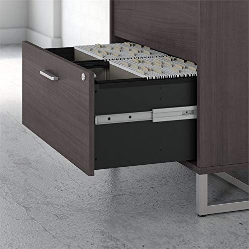 2 Drawer Lateral File Cabinet in Storm Gray C2356
