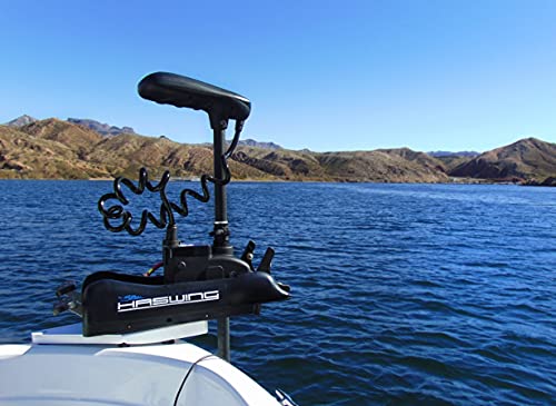 12V 55LB 54 Inch Shaft Electric Trolling Motor with Remote Control N649