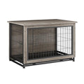 Grey Wooden Dog Kennel Table N22217