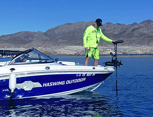 12V 55LB 54 Inch Shaft Electric Trolling Motor with Remote Control N649