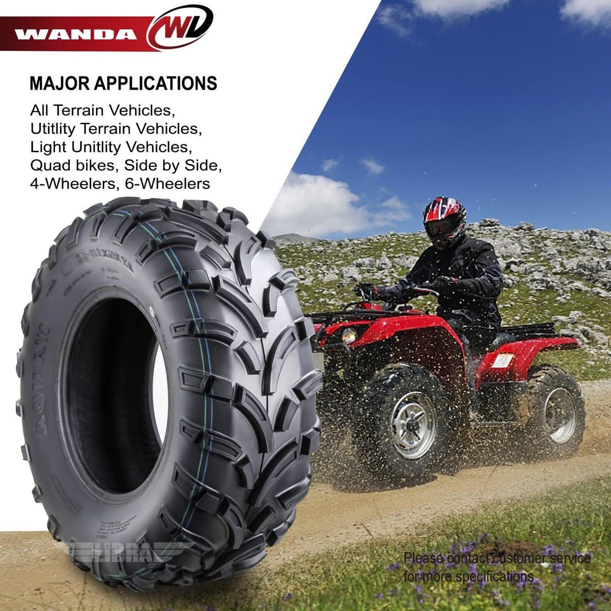 25x10-12 ATV/UTV Tire B4719