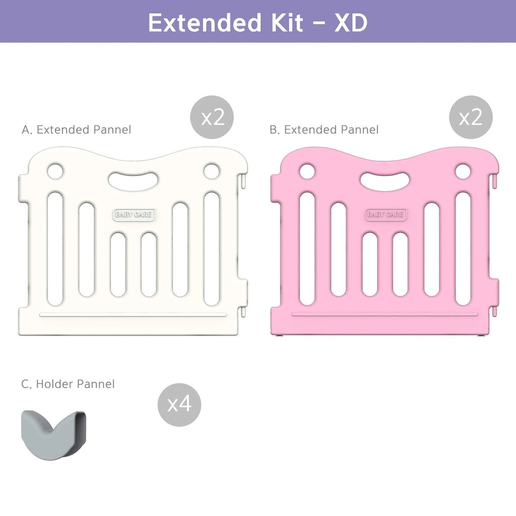 Pink 25-inch Playpen Gate Extension Kit R798628