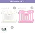 Pink 25-inch Playpen Gate Extension Kit R798628