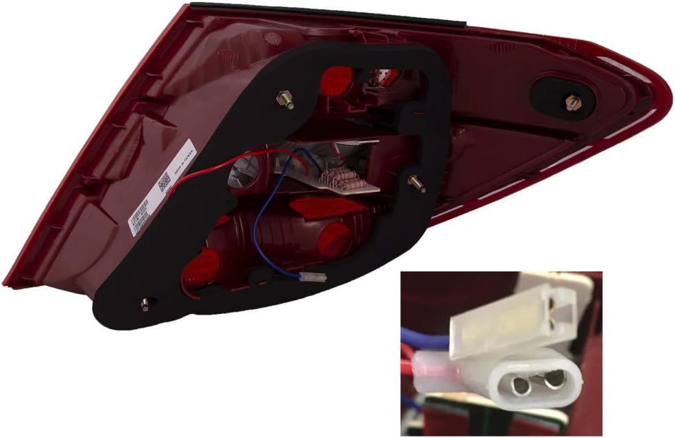2008-2011 Mercedes-Benz C350 Tail Light Assembly Driver Side w/Bulbs P41756