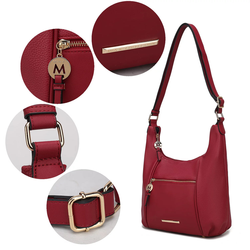 Vegan Leather Womens Shoulder Handbag M946