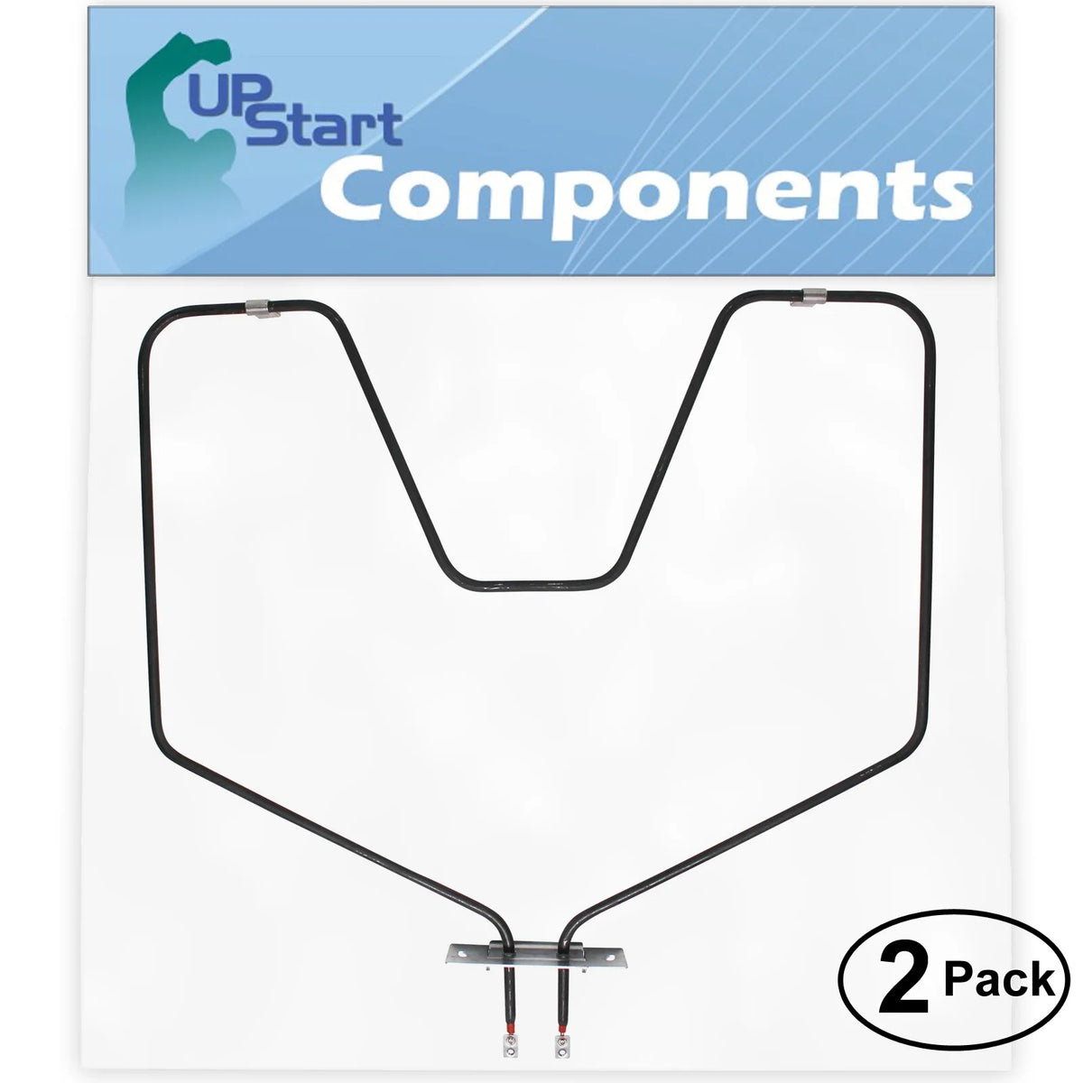 2-Pack Replacement Bake Element for General Electric Oven Heating Element U55083