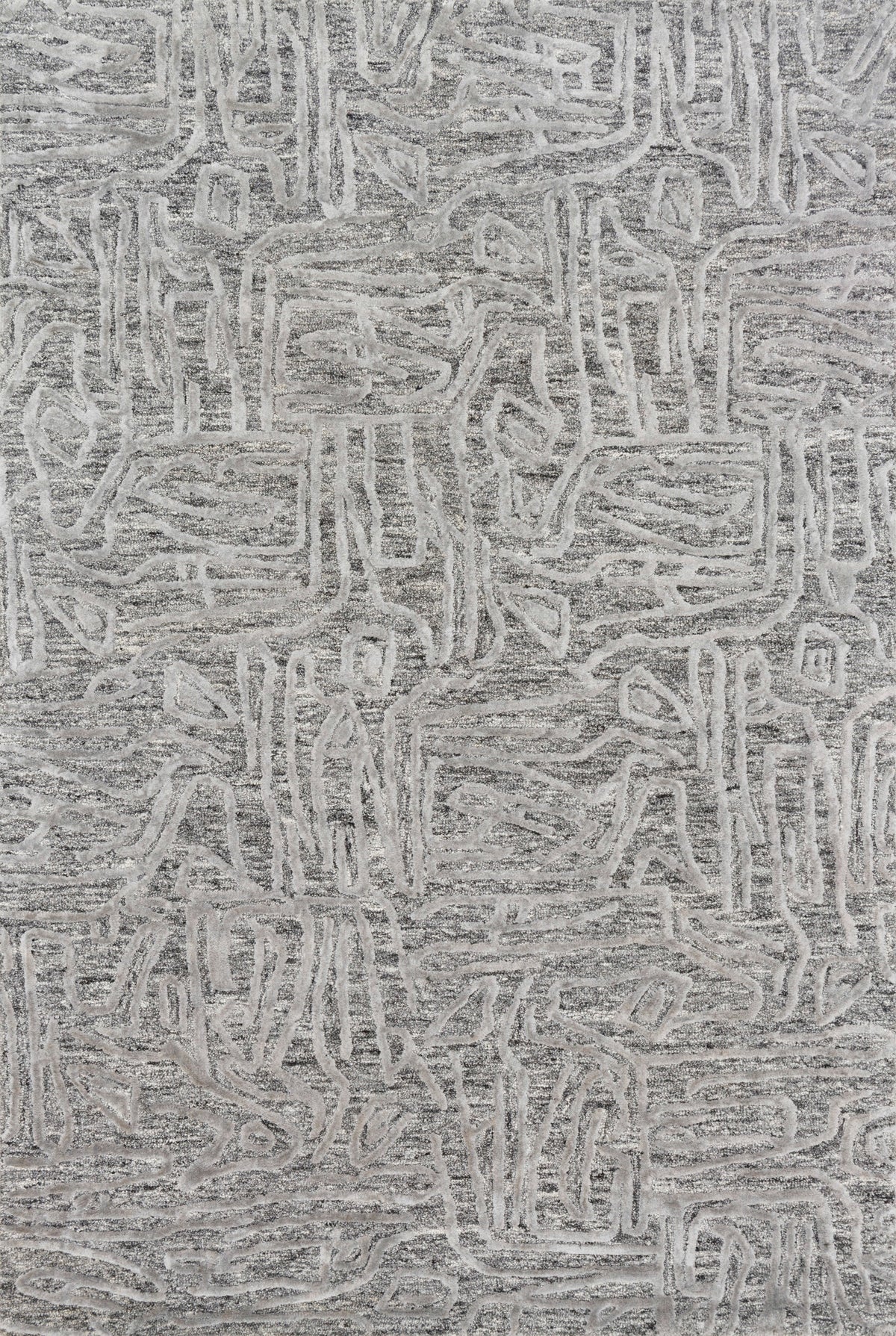 Grey 5' x 7'6 Rug M202