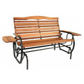 71 in. x 30 in. x 37 in. Wood Glider with Tray S1957