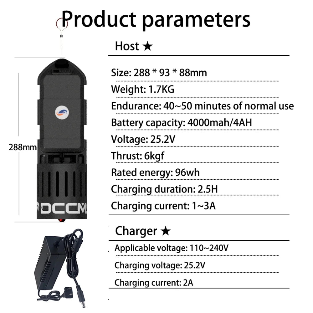 2pcs Electric Underwater Scooters 20M Waterproof N81602