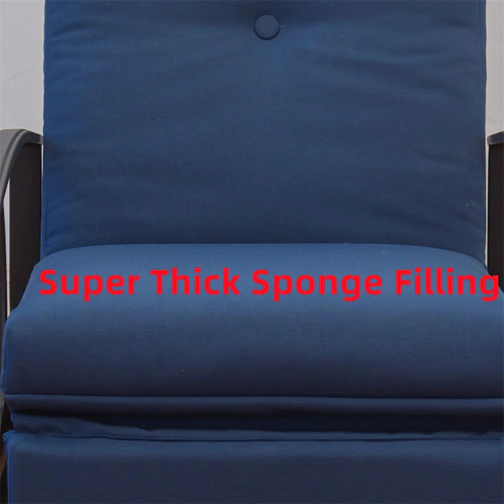 Adjustable Outdoor Recliner Chair with Removable Cushions B54204