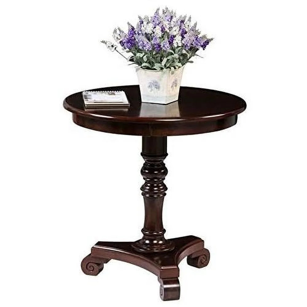 Espresso Wood End Table I75836