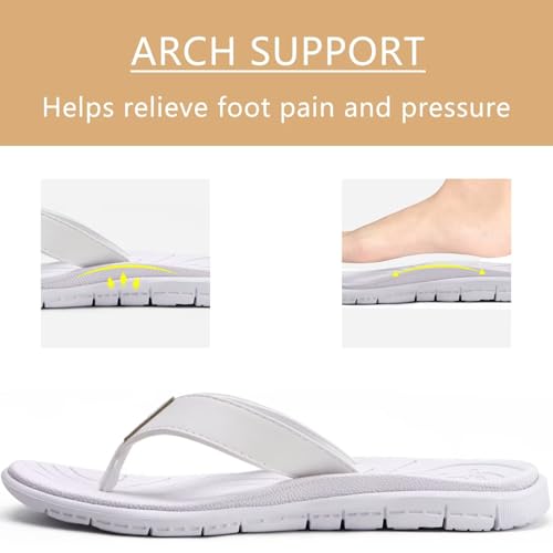 Women's Non-Slip Arch Support Flip Flops Thong Sandals X427