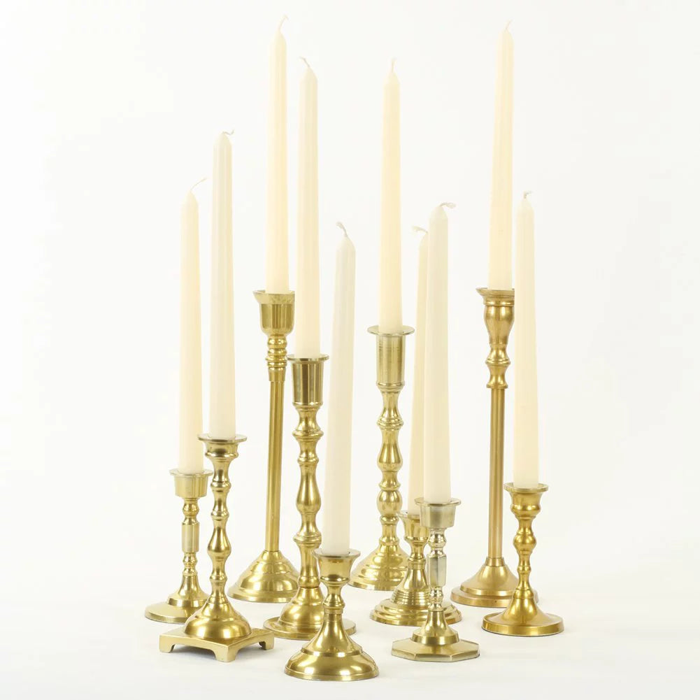 Gold Mixed Taper Holders Set of 10 R6853