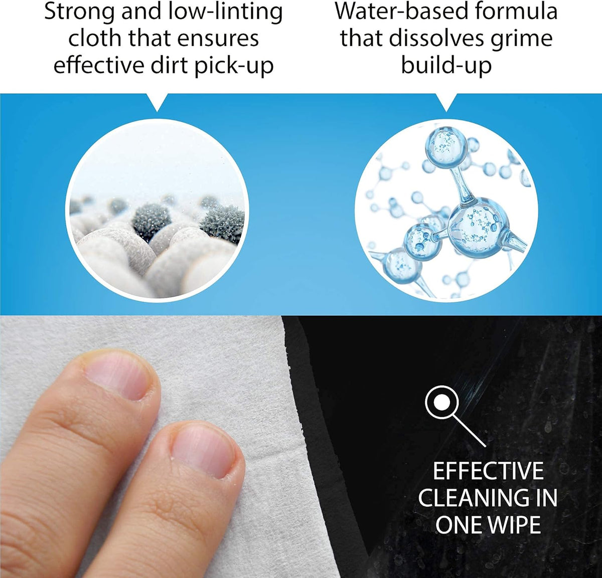 Screen Cleaning Wipes 100 Individually Wrapped H96281