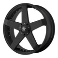 Matte Black Car Wheels A847