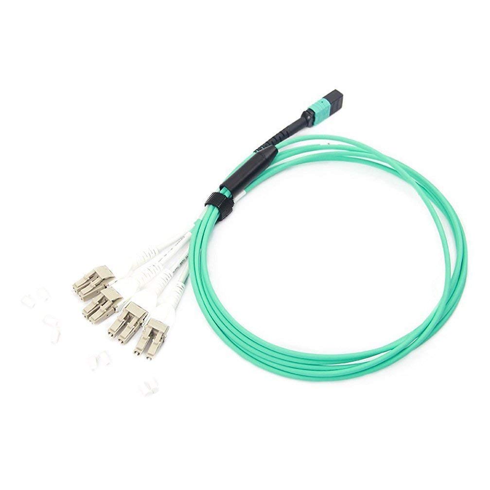 LC to LC OM3 Duplex 50/125 LSZH Fiber Optic Cord, 3-Meter 10-Pack S23136