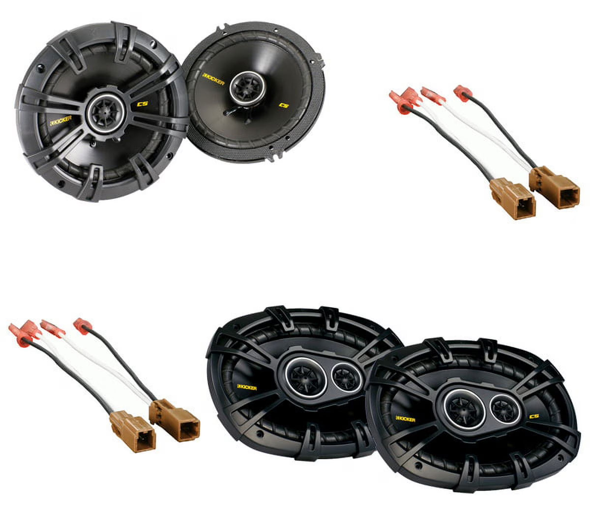 6.5" 6x9" Speakers & Replacement Harness U8016